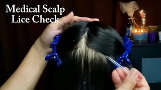 ASMR Medical Scalp Cleansing and Lice Check Head Massage  No Talking 😴💤🥱 [upl. by Chrissa252]