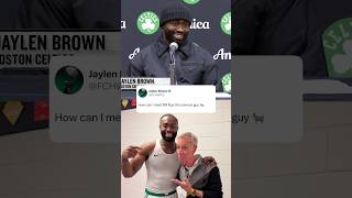 Jaylen Brown manifested meeting Bill Nye 🙌 [upl. by Eintirb]