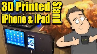 3D Printing Custom iPad amp iPhone Docks  Barnacules [upl. by Lait]