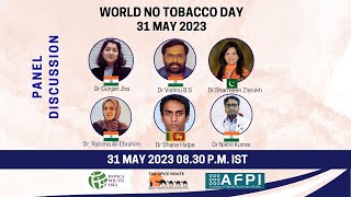 Panel Discussion World No Tobacco Day 2023 [upl. by Aelahs]