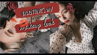 VALENTINES DAY MAKEUP LOOK [upl. by Llamaj]