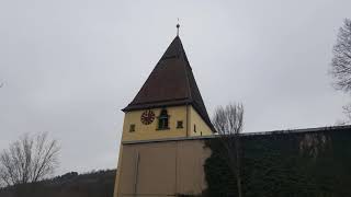 Vorbachzimmern MGH ev St Nikolauskirche Vollgeläut [upl. by Oraneg876]