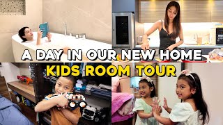 A DAY IN OUR NEW HOME  KIDS ROOM TOUR  ZEINAB HARAKE [upl. by Artinahs]