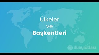 4 Sınıf Sosyal Bilgiler Ülkelerin Başkentleri [upl. by Itagaki]