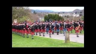 Army Cadet Force and Air Training Corps Pipes amp Drums Inverness 2012 [upl. by Einnhoj]