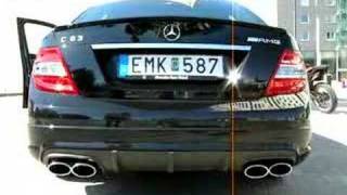 Mercedes C63 AMG starting up and rev sick sound [upl. by Delaney]