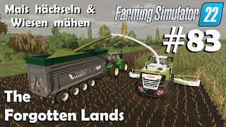 LS22 The Forgotten Lands 83 Mais häckseln amp Gras mähen lassen  Farming Simulator 22 [upl. by Mellicent340]