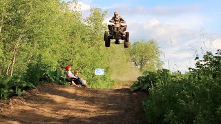 Yamaha YFZ 450R Riding [upl. by Rickie]