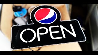 FACEBOOK MARKETPLACE CLAIM 🔆 PEPSI OPEN LIGHTED SIGN [upl. by Anoniw919]