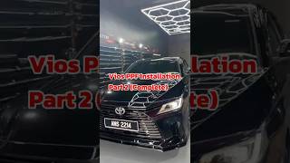 Vios Full Front PPF ProShield Pro  Kisho Glass Coating High Gloss Finish paintprotection ppf [upl. by Burgwell596]