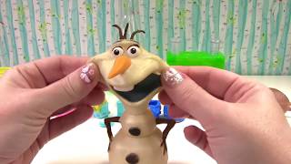 Fizzy Plays With Disney Frozen Characters Olaf [upl. by Ahtnams]