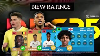 DLS25 UPDATE PLAYERS RATING PT2 [upl. by Ahsratal]