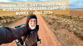 Heysen Trail Day Twenty Two Worlds End Walkers Camp to Burra  June 2024 [upl. by Behm]