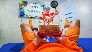 I PRANKED MY GIRLFRIEND ON HER BIRTHDAY  Epic Comedy Parkour POV Prank [upl. by Tavy]