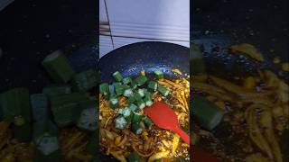 BHINDI MASALA ytshort shorts easyrecipe quickrecipe food cooking lunch dinner bhindi hd [upl. by Byrd347]