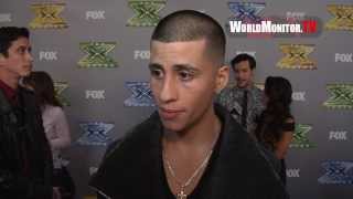 Carlito Olivero on Paulina Rubio at The X Factor Season 3 Finale Day 1 Redcarpet [upl. by Reivazx]