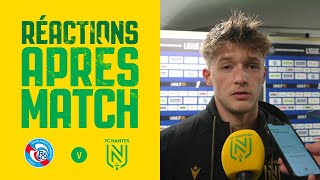 RC Strasbourg  FC Nantes  la réaction des joueurs [upl. by Yrehcaz]