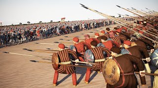 2000 Desert Pikeman Vs 6400 Hillman  Total War Rome 2 [upl. by Tina]