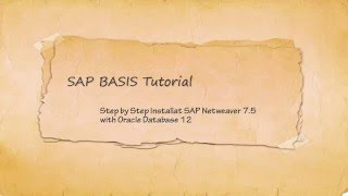 Step by Step Installation SAP Netweaver 7 5 With Oracle Database 1 [upl. by Ytinav]