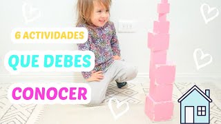 🌟Actividades para niños de 2 años MONTESSORI I ACTIVIDADES para el desarrollo de la MOTRICIDAD fina [upl. by Airretnahs397]