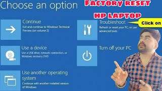 How To Factory Reset HP Computer  Restore To Factory Settings  Using Windows 10 [upl. by Strang]