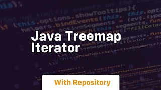 java treemap iterator [upl. by Beryl]