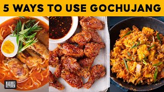 5 BEST ways to use Gochujang  Ramen Fried Chicken amp SO much more  Marions Kitchen AtHome [upl. by Adley]