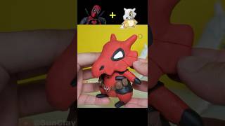 Amazing ClayMade deadpool x Cubone  Shorts Deadpool [upl. by Lifton]