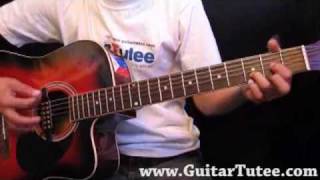 BOB Feat Hayley Williams  Airplanes by wwwGuitarTuteecom [upl. by Nailil]