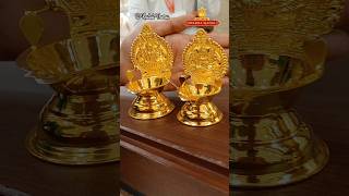 Gold Kamatchi Vilakku  5g Miniature God Idols  Pooja items in Gold  Pothys Swarnamahal [upl. by Dosh813]