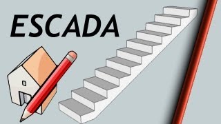 Como fazer uma escada  Sketchup 8 Stairs [upl. by Olivann]