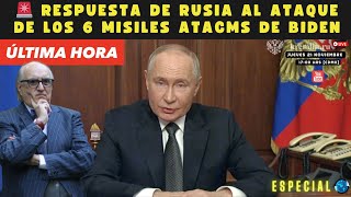 Respuesta de Rusia al Ataque de los 6 Misiles ATACMS de Biden  Alfredo Jalife  Radar Geopolítico [upl. by Aramac]