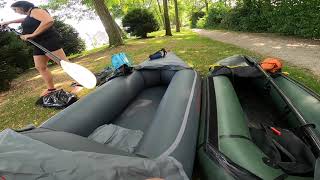 Helsport Stream Pro Packraft REVIEW Deutsch [upl. by Tor639]