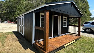 14x24 AFrame Cabin Shed  Best Sheds For Sale In North Carolina NC  Sheds By Design [upl. by Anauqcaj]