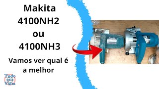 Qual é melhor Makita 4100NH2 ou 4100NH3 diferenças vale a pena custo benefício melhor serra mármore [upl. by Nacul]