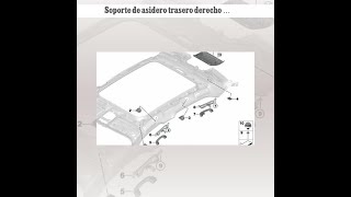 Soporte de asidero trasero derecho para BMW G70 OEM 51439870582 Original BMW [upl. by Nyrem]