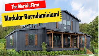 The Worlds First Modular Barndominium [upl. by Pacheco694]