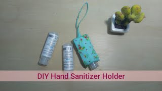 Sew Hand Sanitizer Holder  Scrap Project [upl. by Pritchett]