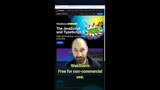 WebStorm is free for noncommercial use [upl. by Anirahtak]