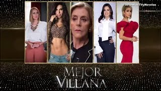 Nominados a Mejor Villana Premios TVyNovelas México 2018 [upl. by Petromilli]