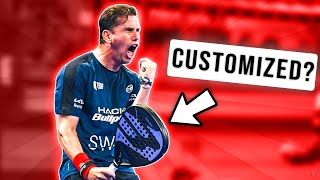 PRO PLAYERS USE CUSTOMIZED PADEL RACKETS PADEL MYTHS  the4Set [upl. by Donica19]