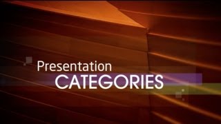 Powerful Presentations Presentation Categories [upl. by Kalmick]