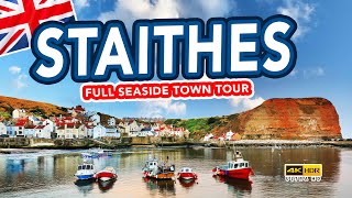 STAITHES  Full tour of Staithes North Yorkshire England [upl. by Herrington]