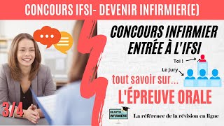 Epreuve Orale Concours infirmier IFSI 34 Série Réussir le concours IFSI [upl. by Amelia171]