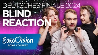 ESCVorentscheidActs reagieren auf ihre Konkurrenz  Eurovision Song Contest  NDR [upl. by Alyacim]