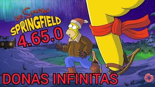 THE SIMPSONS SPRINGFIELD HACK  4650 DICIEMBRE 2023 CHRISTMAS 2023  DONAS INFINITAS [upl. by Thurnau]