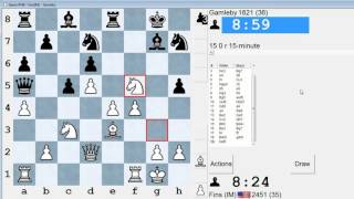 Standard Chess 197 IM Bartholomew vs Gamleby Kings Indian Defense [upl. by Ailemaj226]