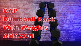 CAP Dumbbell rack Kit with 150 LBS of Dumbbells AMAZON DEAL [upl. by Miriam]