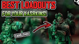 The BEST Loadouts for your Kasrkin  10th Edition  Astra Militarum Tactics [upl. by Clarke]