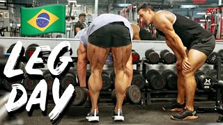 Olympia Leg Day w Caike Carlos DeOliveira [upl. by Goldman]